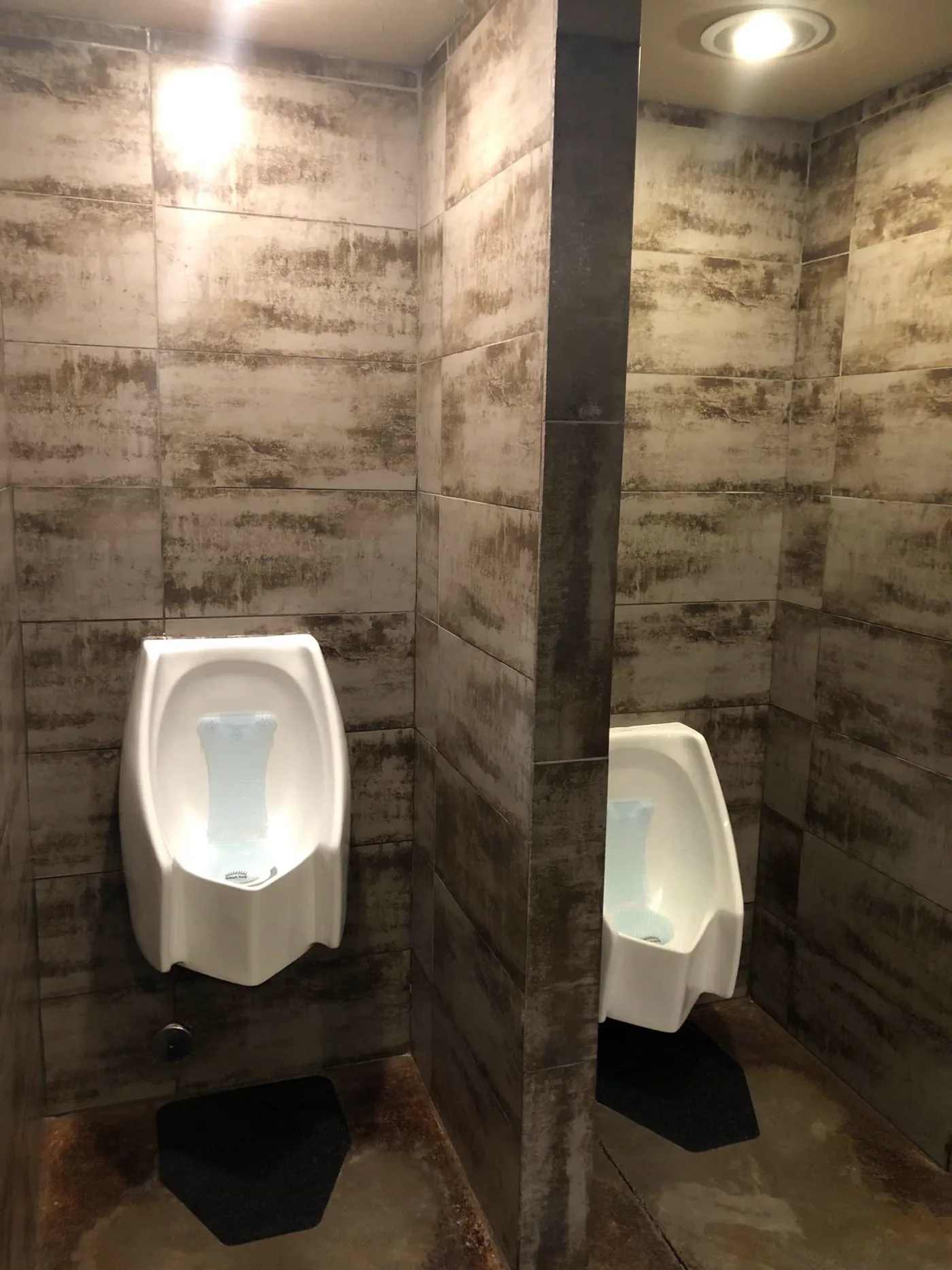 Commercial restroom sanitized by Purified Solutions